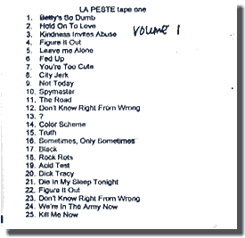 La Pest Volume 1 CDR